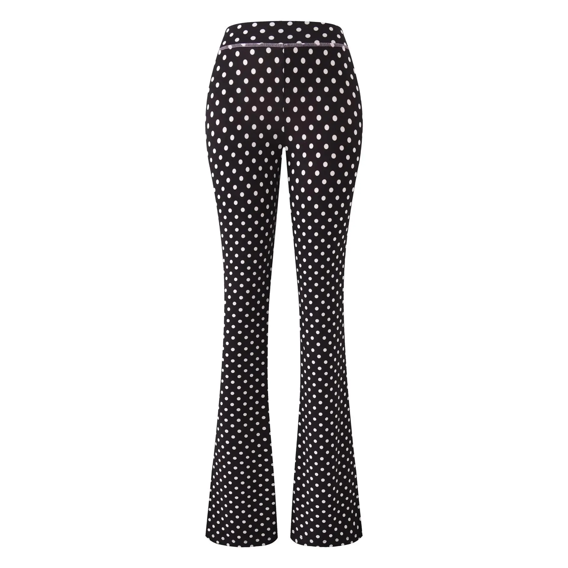 Black polka dot pants