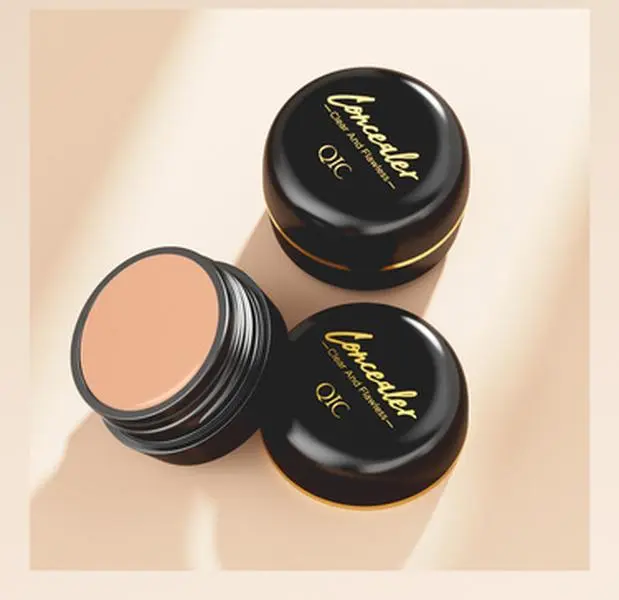 Full Coverage Cream Concealer 2 Shades Set, Waterproof Color Corrector for Face, Under Eyes & Body, Covers Dark Circles, Blemishes & Spots, Buildable Coverage, Matte Flawless Makeup for Even Complexion