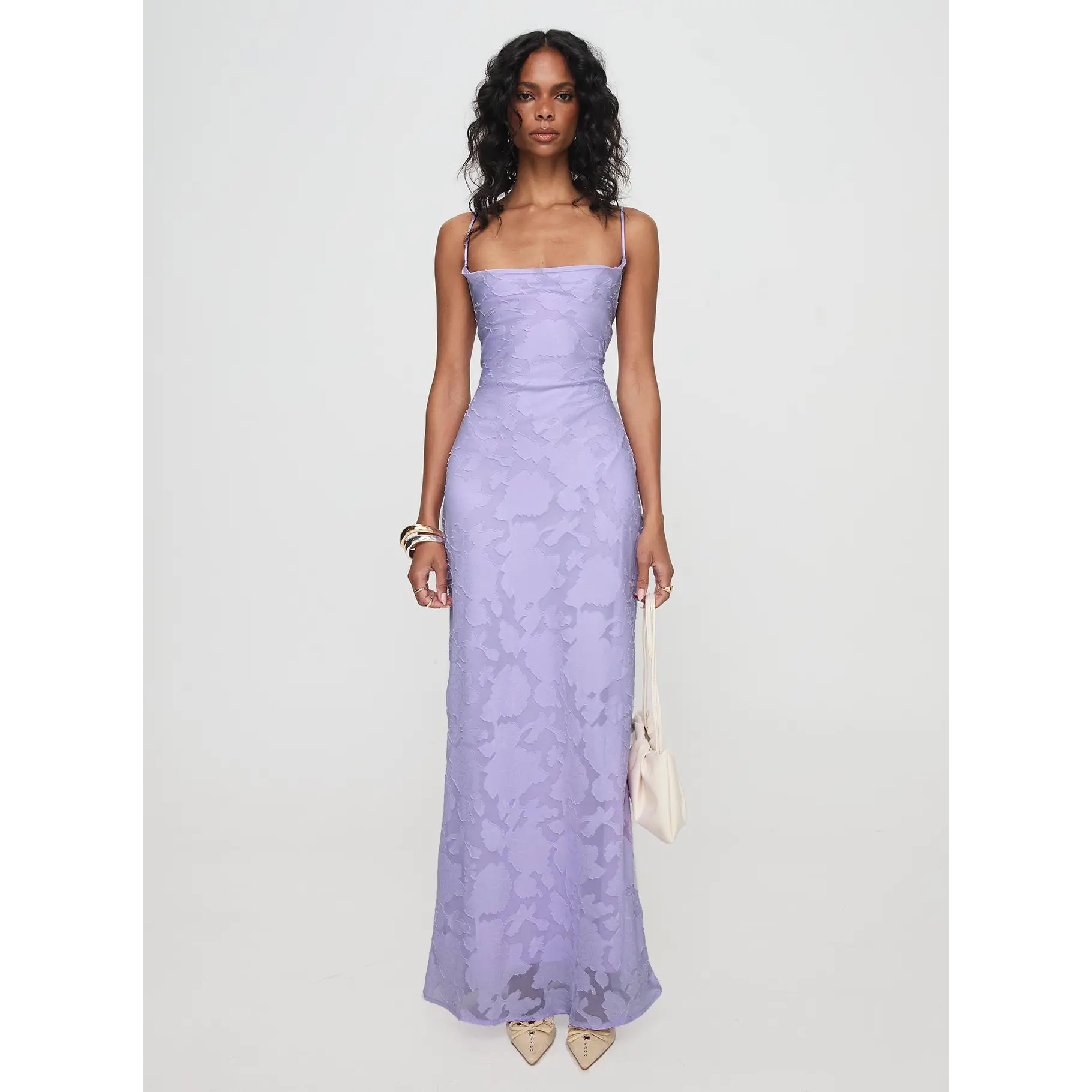 Celena Maxi Dress Lilac Burnout - TikTok Shop Celena Maxi Dress Lilac Burnout - TikTok Shop