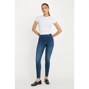 POWER STRETCH PULL-ON SKINNY JEANS | INDIGO491