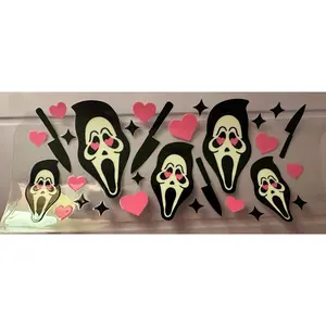 Ghost face uv dtf