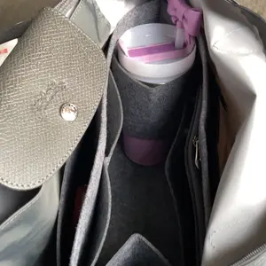 2026 Fall & Winter Purse Organizer Insert for Longchamp Le Pliage, Premium Felt Longchamp Bag, Handbag for Women, Tote Organizer Insert with Compartments, Handbag Organizer Fit for Longchamp and other Tote bag, Makeup Bag, Felt Storage Bag