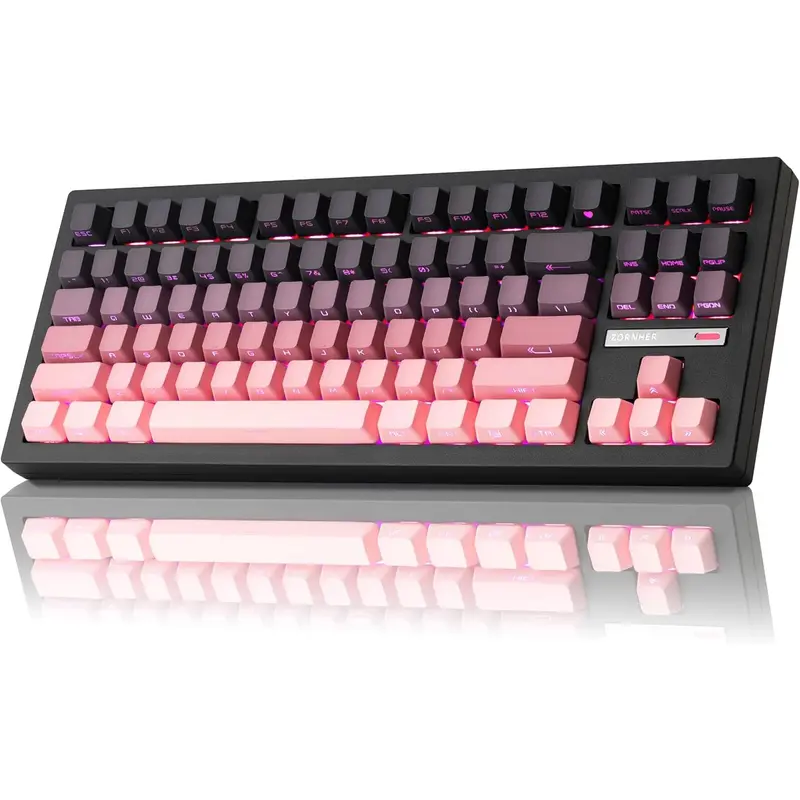 ZORNHER ZH870 80% Wireless Mechanical Gaming Keyboard, Black