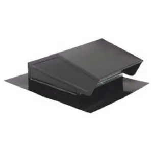 Broan-Nutone  Steel With Baked Black Finish Roof Cap