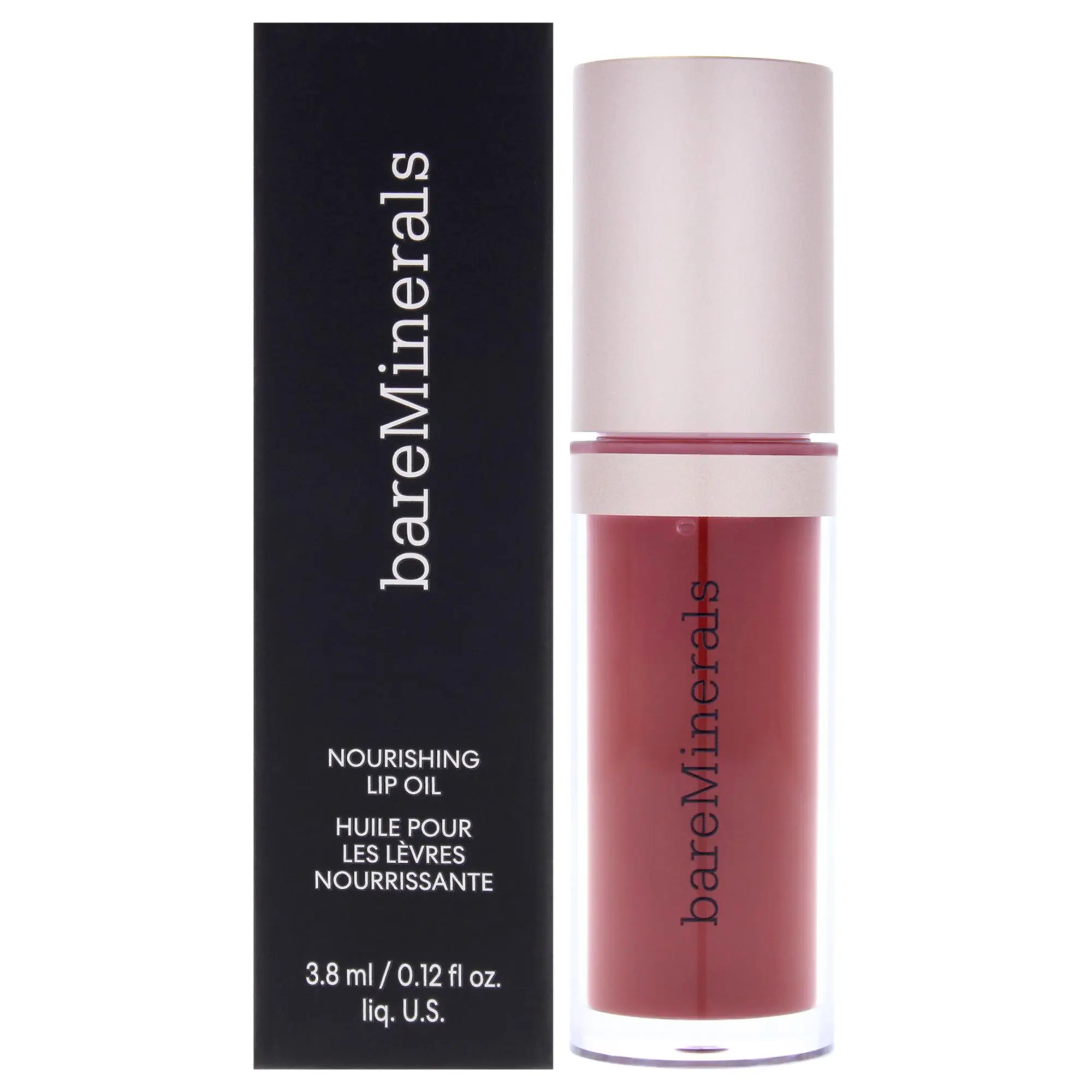 Women's Nourishing Lip Oil - bareMinerals Indulge, Smooth Lip Care for Daily Use, 0.12 fl oz, Soft Lips