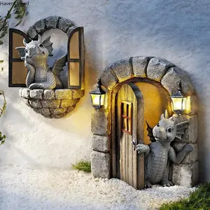 Creative Dragon Design Door & Window Reading Decoration Pendant, Home Corridor Wall Micro-landscape Decoration, Hotel and Restaurant Wall Decoration, Hanging