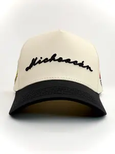 " MICHOACAN "  Signature Cap ( Cream / Black )