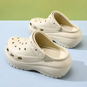 Women’s Platform Clogs Thick Sole Non-Slip Soft EVA Closed Toe Casual Slippers