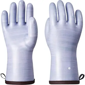 Professional Liquid  Oven Mitts Gloves, Heat Resistant Gloves for Cooking, Baking, CoralAir Liner, 12 Inch, , XXL