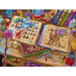 Letistitch L9965 Dragon StudiesCounted Cross Stitch Kit