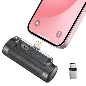Mini Portable Charger Power Bank for iPhone,6500mAh Portable Phone Charger, Ultra-Compact PD Fast Charging Battery Pack Compatible with iPhone 14/14 Plus/Pro Max/13/12/12 Mini/11/XS/XR/X/8/7/6/6s
