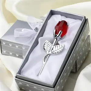 Eternal Red Rose Glass Flower in Elegant Gift Box – Romantic Keepsake for Her, Unique Valentine’s Day Gift, Anniversary Present, Wedding Favor, Birthday Surprise, Christmas Gift Idea, Symbol of Love & Beauty, Perfect for Girlfriend, Wife, or Special Woman