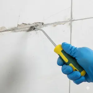 Hard Alloy Tile Grout Removal Tool, Manual Cement Grout Remover Drill Bit for Floor and Wall Gap Cleaning, Essential for Renovation and Repair