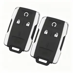 WOAOW Key Fob Replacement for 2014-2020 Chevy Silverado 1500 2500 3500/15-21 Colorado/ 2015-2021 GMC Canyon/ 14-20 Sierra Car Keyless Entry Remote Control, M3N-32337100, 4 btn, 2Pcs