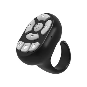 Bluetooth-compatible Mini Phone Ring Remote Controller, Wireless Shutter Button for Tiktok Shorts, Instagram Likes & Comments Enhancer