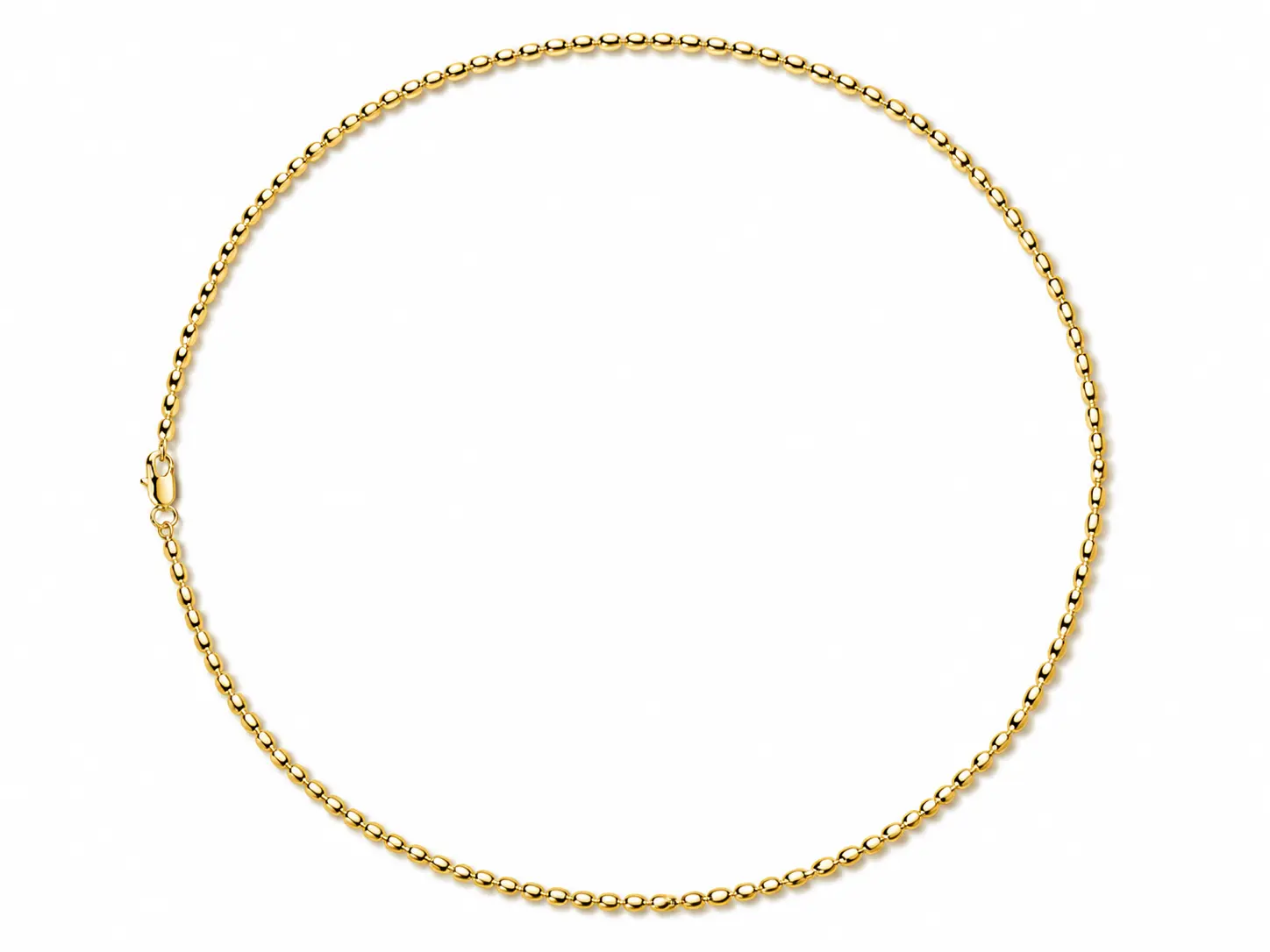 Siena Oval Bead Chain Necklace