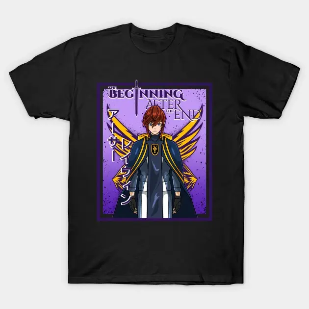 The Beginning After The End Arthur Leywin With Wings T-Shirt T-Shirt, Anime Manga, Heavyweight Cotton, Gift For Anime Fan, Anime Lover