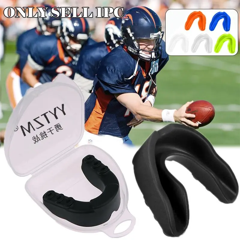 Comprehensive Sports Tooth Guard Mouthguards, Teeth Mouthguard, Suitable for Hockey Basketball Karate Soccer Martial Arts Rugby Boxing, Best Protection Comfort, Protective Gear