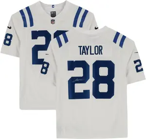 Jonathan Taylor Indianapolis Colts Autographed White Nike Limited Jersey - Fanatics Authentic Certified