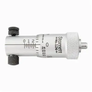 212 MAIN Starrett H124A-B 0.5 in. Micrometer Head, Hardened Ground Anvils, Adjustable Length, Precise Graduations, Precise Measure, High Accuracy, Reliable Dimension Measurement, Defined Measuring Range