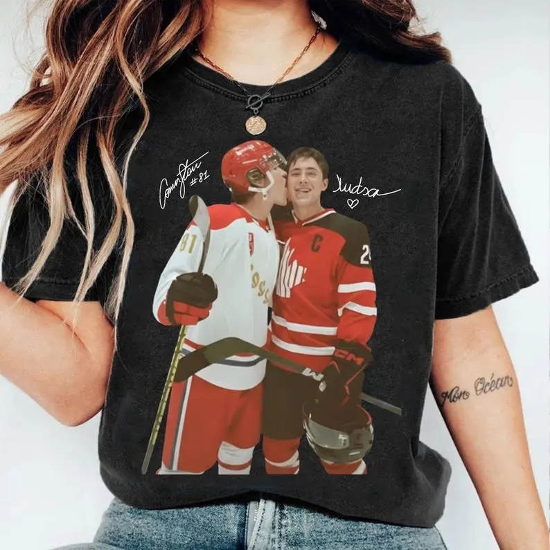 Hollander Rozanov Hockey TShirt, Get In Loser We’re Going to the Cottage Tee, Ilya Rozanov & Shane Hollander Heated Rivalry Inspired Shirt