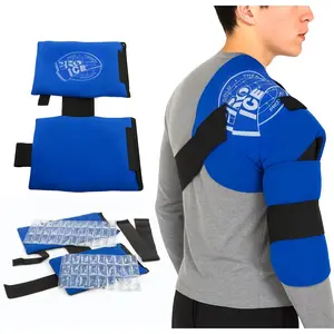 PRO ICE Shoulder Elbow Ice Therapy Wrap for Youth - Excellent for Treating Rotator Cuff injuries, Elbow Joint and Muscle Inflammation - Reusable Ice Packs Included - Arm Ice Pack Wrap for Pitchers