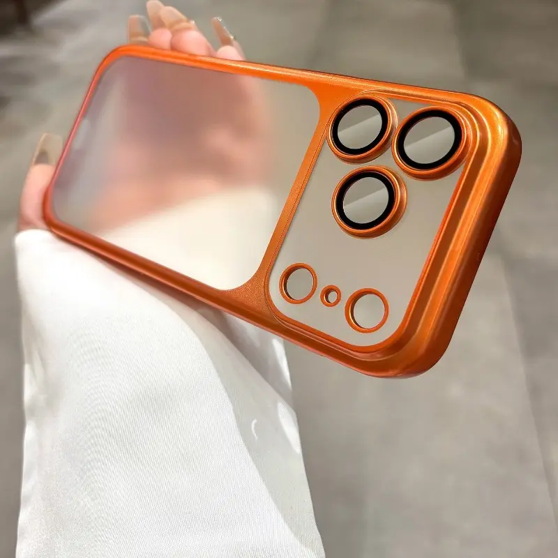 Phone Cases for iphone 18 Pro Max 18 Pro 17 Pro Max 16 15 14 13 Pro Max Plus Non-Yellowing Transparent Smartphone Casing Integrated Camera Protector, Shock-Absorbent Phone Protector Cover Case for iphone 18 Pro Max