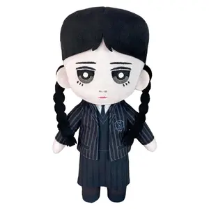 Wednesday - Wednesday Button Eyes Plush 10" H