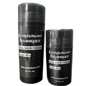 EXTRAVAGANT TECHNIQUES Real Hair Fibers 40g & 25g Combo - Comfortable Haircare Hairloss Product - Magic Mix Formula