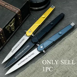 New High Quality BD4 Folding Knife D2 Blade Aluminum Handle EDC Fishing Hiking Multi-Purpose Tool Portable Camping Outdoor Knife