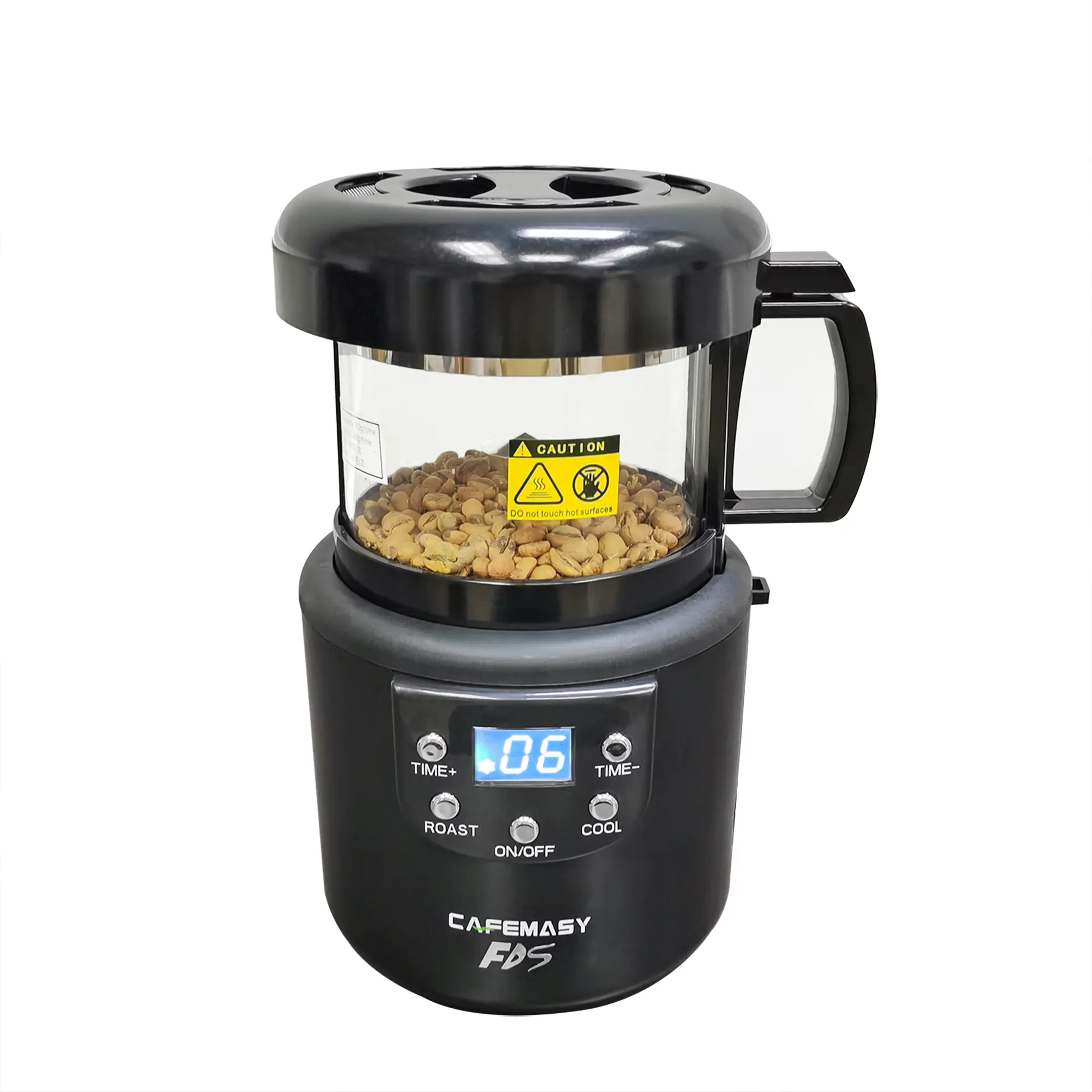 FixtureDisplays® Automatic Coffee Bean Roaster 7.5 X 6 X 10.6" 4.5 lbs, 3 Scoops 100 grams 15769-NF