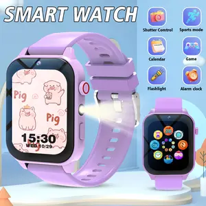 Kids Smart Watch with Camera, Photo Album, 18 Games, Calculator, Calendar, LED Light, Perfect Holiday Gift for Children Wristwatch