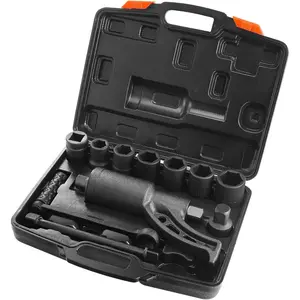 VEVOR Torque Multiplier, Heavy Duty Torque Multiplier Wrench Set, 1 Inch Drive Lug Nut Wrench Torque Multiplier, 1: 58 4800N. m Lug Nut Remover, with 4 Sockets and Storage Case for Truck Trailer RVVEVOR Super Brand Day
