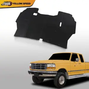 Hood Insulation Pad Under Fit For 92-96 Ford F150 92-97 F250 F350 Truck w/ Clips