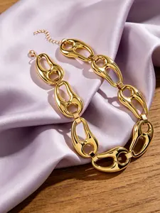 Retro hip-hop punk necklace, with an exaggerated and unique style, Chic Gorgeous Jewelry