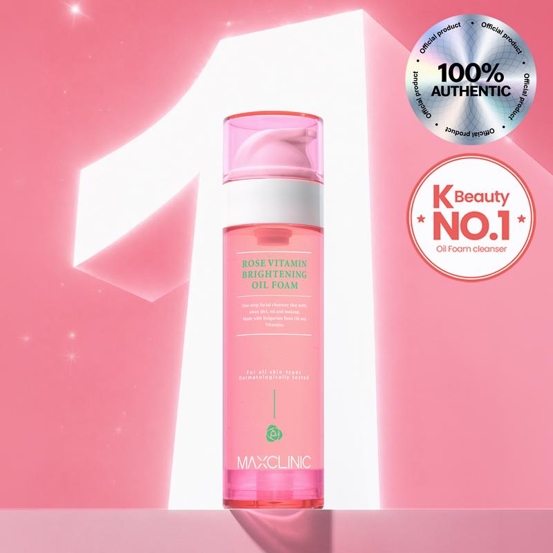 MAXCLINIC Oil to Foam - Official Product Korean Hydrating Daily Foaming Face Wash Oil Based Facial Cleanser to Foam (3.88 fl oz)