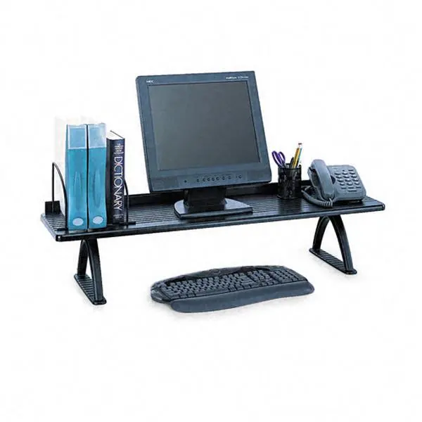 Safco 42 Inch Desk Riser in Black