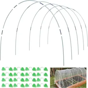 Garden Plant Support Frame, Plant Support Hoops, Plant Support Frame for Garden Fabric, Garden Supplies for Home Garden, Garden Arch Trellis