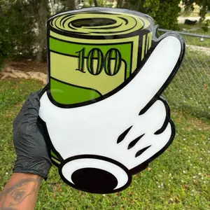 Bankroll Money Epoxy Resin Hypebeast Wall Art Poster