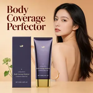 Body Coverage Perfector, 4 Shades Natural Brightening, Centella Asiatica Nourishing Waterproof Transfer-Proof, Full Coverage for Tattoos Scars Blemishes Body Concealer Cream