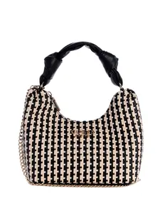 GUESS Female Mirema Woven Small Hobo Bag