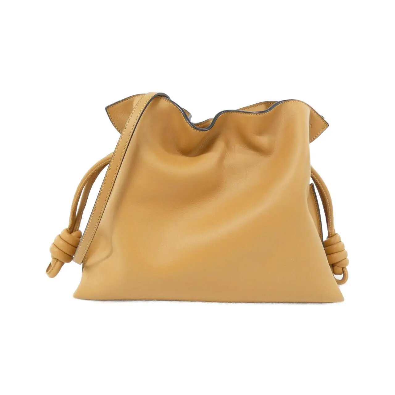Pre-owned Loewe Calfskin Shoulder Bags Flamenco Clutch Calf Bag