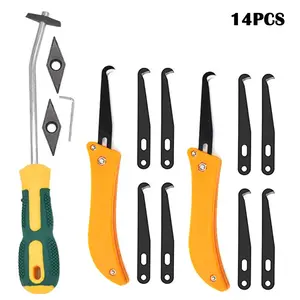 14-Piece Professional Tile Cleaning Kit – Grout, Cement & Slurry Residue Removal Tools