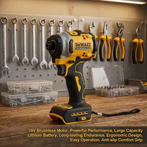 Dewalt DCF850 Rechargeable Cordless 20V electric screwdriver, Lithium Electric Battery, Power Tools, Original Large Torque sharper edges spring assisted knife
