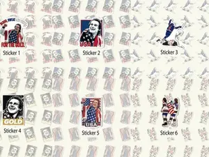 [DIE-CUT STICKER] Jack Hughes USA Hockey Golden Goal 2026 Hockey Sticker, Gift For Fan