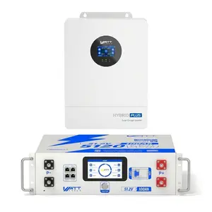 【Multiple Packages Delivery】WattCycle 48V LiFePO4 Lithium Battery & 12kW Solar Inverter Options - Home Backup Power Solution