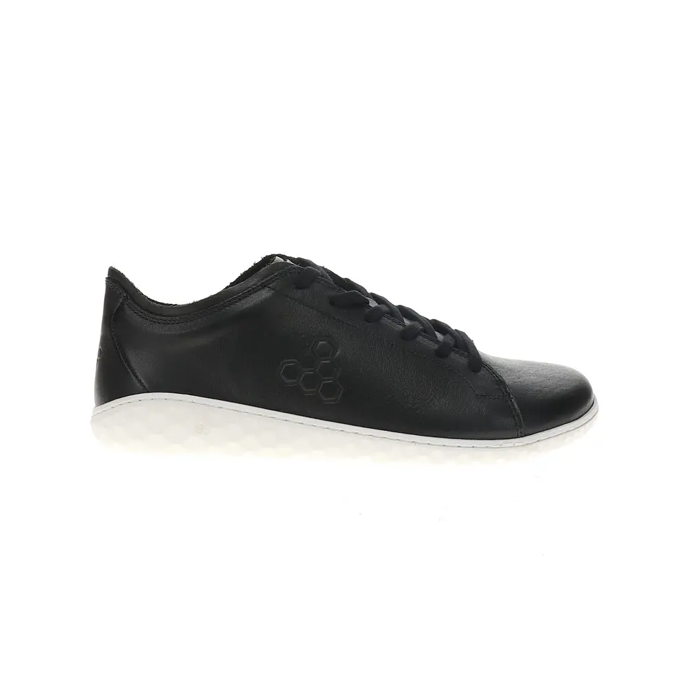 Vivobarefoot Womens Geo Court Iii Lace Up Sneakers Shoes Casual - Black