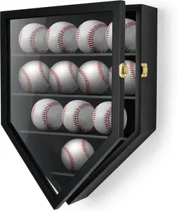 12 Baseball Display Case, Baseball Holders for Balls Display