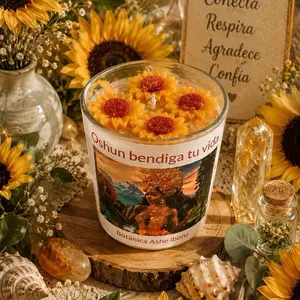 Velas decoradas  para oshun