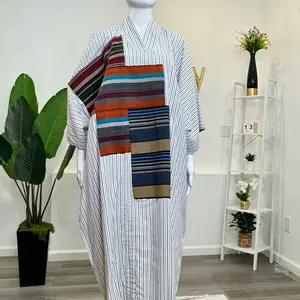 Linen Asooke Bubu | Colorful Asooke Patchwork Designs.